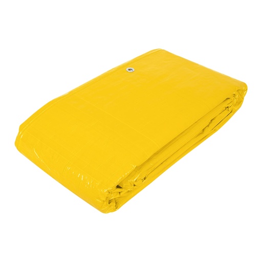 [23745] Lona de polietileno 6 x 12 m, amarilla, 110 g/m2, PRETUL LP-612A