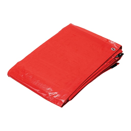 [23768] Lona de polietileno 5 x 6 m, roja, 110 g/m2, PRETUL LP-56R
