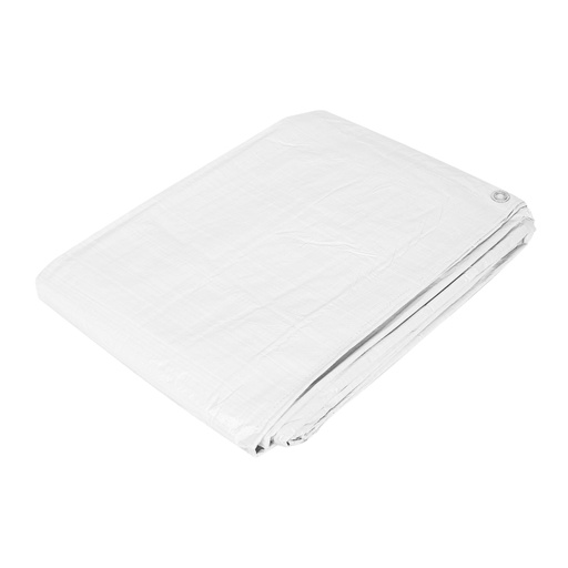 [23775] Lona de polietileno 5 x 6 m, blanca, 110 g/m2, PRETUL LP-56B
