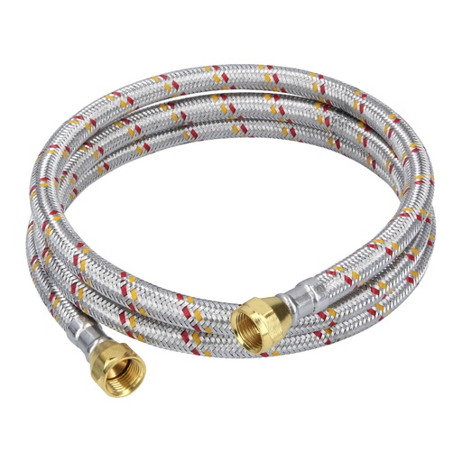 [24062] Manguera para gas, aluminio, 3/8' flare, 150 cm, FOSET BASIC FGA-15P