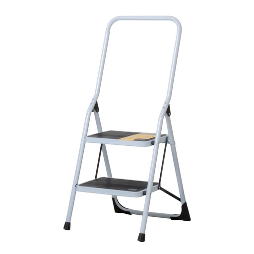 [24119] Escalerilla tubular, plegable, 2 peldaños con barandal(DESC) ESTU-2PB