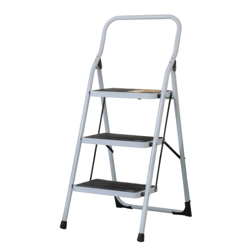 [24120] Escalera tubular, plegable, 3 peldaños, Pretul ESTU-3P