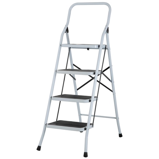 [24122] Escalera tubular, plegable, 4 peldaños, Pretul ESTU-4P