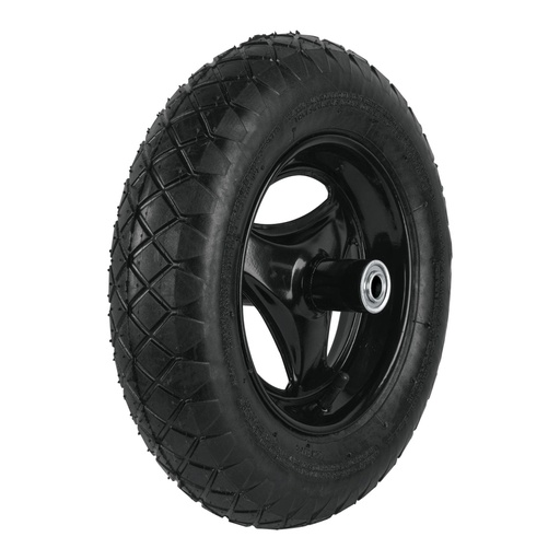 [25006] Llanta completa neumática 14', incluye eje y baleros, Pretul RN-P