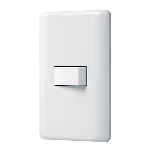 [25078] Placa armada con 1 interruptor sencillo, VOLTECK BASIC PA-APSE-B