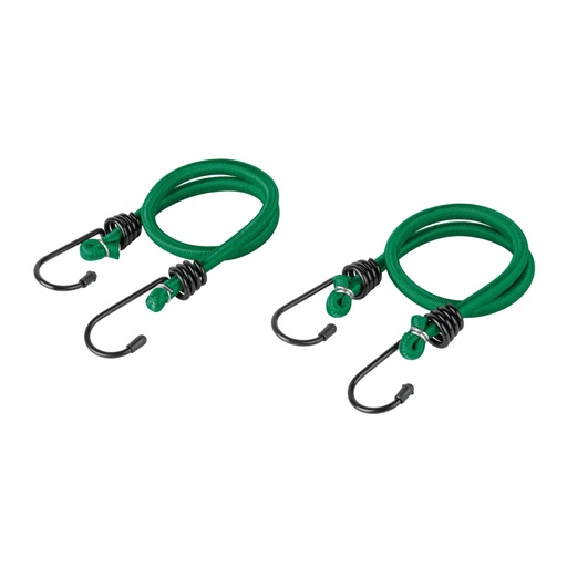 [25091] Bolsa con 2 tensores elásticos verdes de 45 cm, PRETUL TENS-2C
