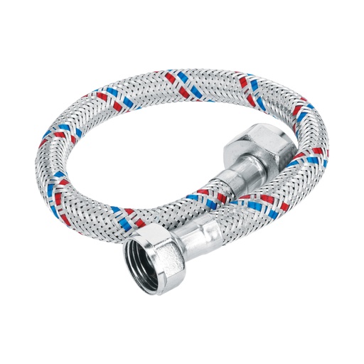 [26022] Manguera p/WC, aluminio, 1/2' x 7/8', 35 cm, BASIC FWC-35P