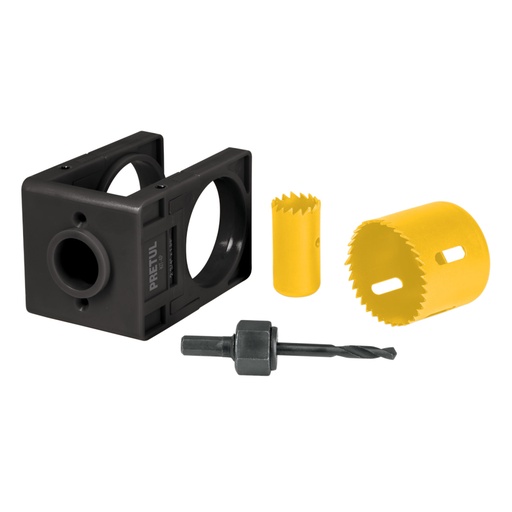 [26038] Juego de 4 piezas para instalar cerraduras, PRETUL KIT-4P