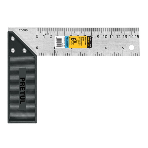 [26086] Escuadra 6' para carpintero, Pretul EC-6P