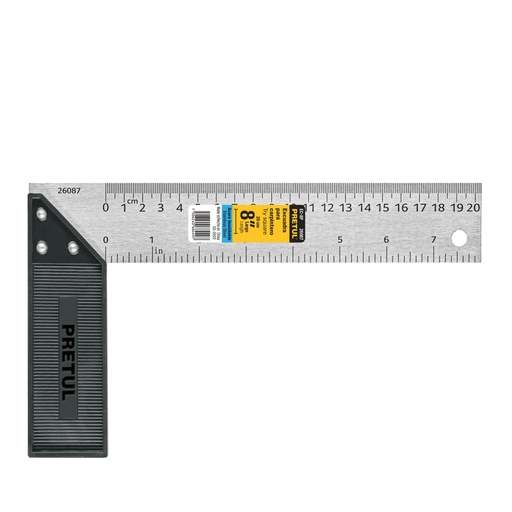 [26087] Escuadra 8' para carpintero, Pretul EC-8P