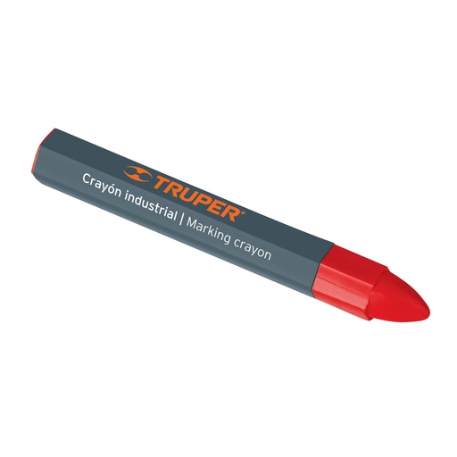 [101687] Blíster con 2 crayones de 12 cm industriales rojos, TRUPER CRA-11R