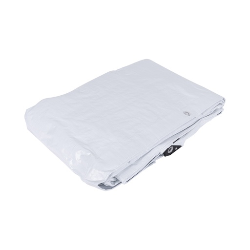 [26138] Lona de polietileno 6 x 9 m, blanca, 110 g/m2, PRETUL LP-69B