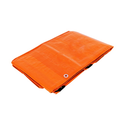 [26142] Lona de polietileno 3 x 5 m, naranja, 110 g/m2, PRETUL LP-35N