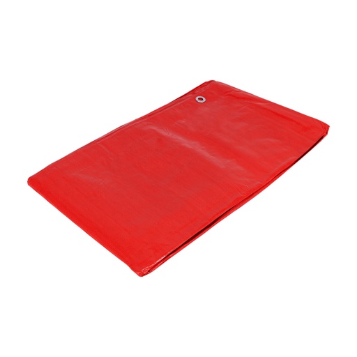 [26154] Lona de polietileno 3 x 5 m, roja, 110 g/m2, PRETUL LP-35R