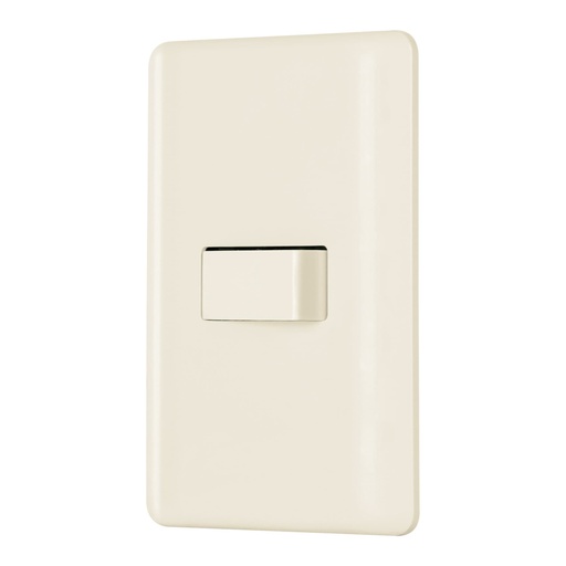 [26641] Placa armada 1 interruptor de escalera, marfil, BASIC PA-APSE-EBI