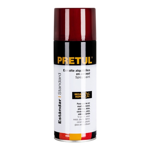[27173] Pintura en aerosol, rojo, 400 ml, PRETUL PA-RO-P