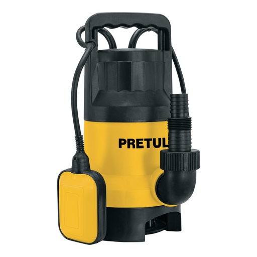 [27198] Bomba sumergible plástica, 1 HP para agua sucia, PRETUL BOS-1SPP