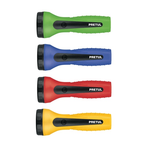 [28021] Linterna plástica de LED, 60 lm, recargable a granel, PRETUL LIRE-3CG