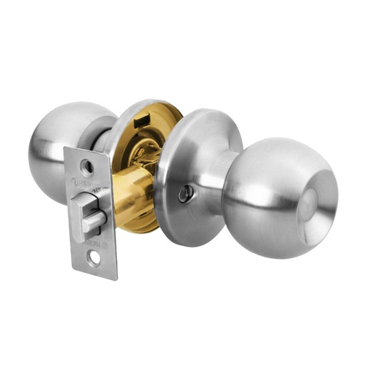 [28069] Cerradura esfera tubular, entrada, cromo, blíster, BASIC BALT-CM-EPB