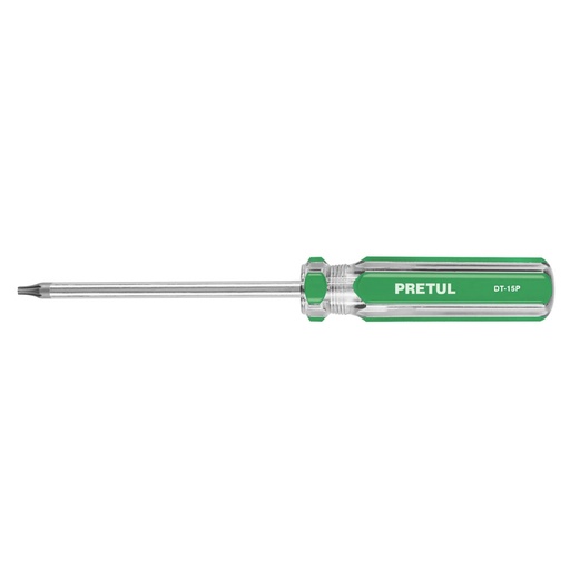 [29983] Desarmador punta Torx T 15 mango de PVC, PRETUL DT-15P