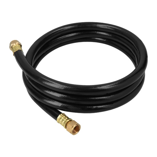 [40076] Manguera para gas, PVC negra, 3/8' flare, 2 m, FOSET MGAN-20
