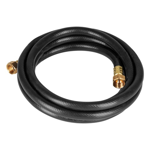 [40077] Manguera para gas, PVC negra, 3/8' flare, 3 m, FOSET MGAN-30