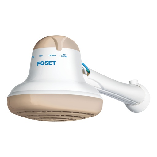 [40240] Regadera eléctrica, 4 temperaturas, 16.5cm, beige, FOSET REGEL-6B