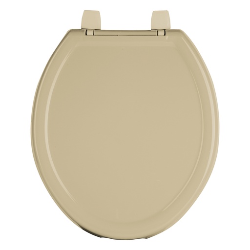 [40244] Asiento redondo ligero con tapa para WC, beige, FOSET BASIC AWC-35C