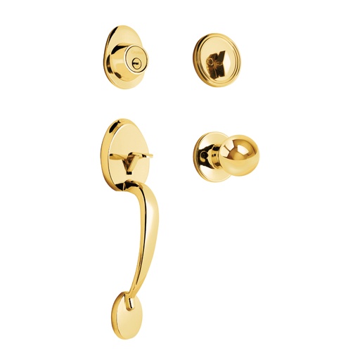 [43021] Jaladera/perilla, Lugo llave-mariposa,Latón Brillante,HERMEX CEP-11PJ