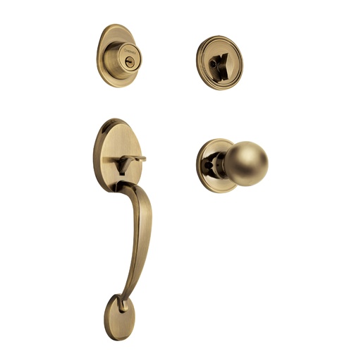 [43023] Jaladera/perilla, Lugo llave-mariposa, Latón Antiguo, HERMEX CEP-21PJ