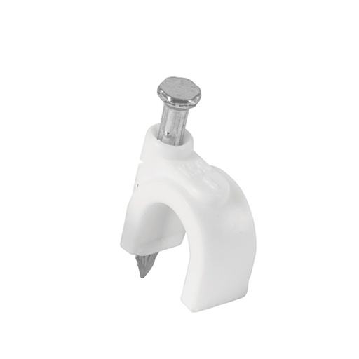 [43043] Bolsa con 500 grapas blancas de 10 mm para cable redondo GCU-10BG