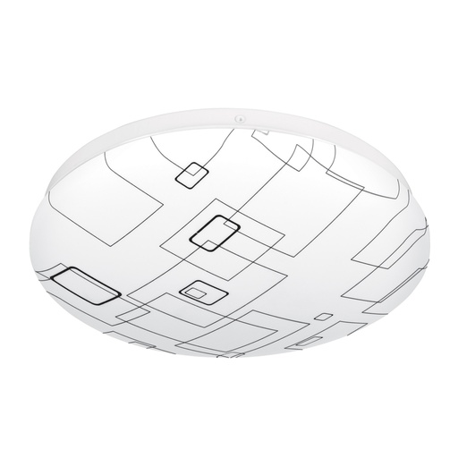 [43177] Luminario LED plafón decorativo 15W 6500K, cuadros, BASIC PLA-502L
