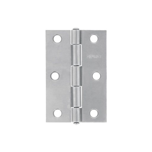 [43189] Bisagra rectangular 3 x 2', acero natural, HERMEX BR-300