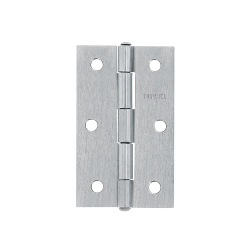 [43190] Bisagra rectangular 3-1/2 x 2-1/8', acero natural, HERMEX BR-350