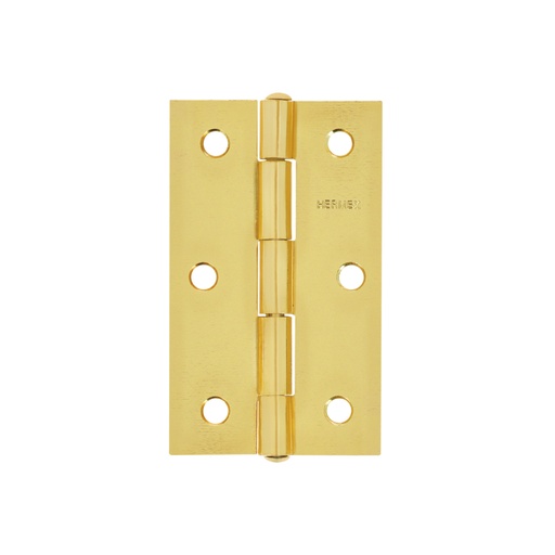[43197] Bisagra rectangular 3-1/2 x 2-1/8', acero latonado, HERMEX BR-351