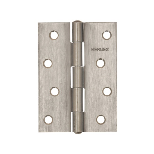 [43205] Bisagra rectangular 4' acero inoxidable, HERMEX BR-404