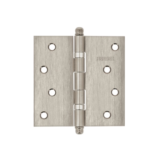 [43224] Bisagra cuadrada 4' acero inox, cabeza redonda, HERMEX BC-404R