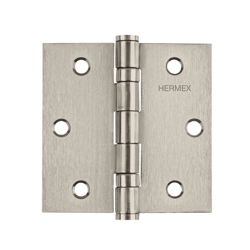 [43227] Bisagra cuadrada 3' acero inox, cabeza plana, HERMEX BC-304P