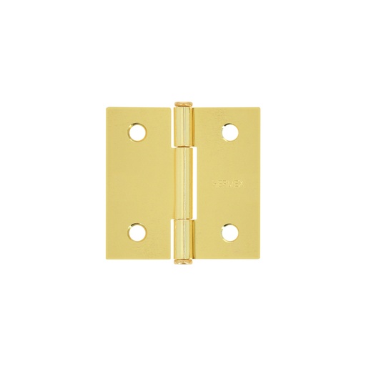 [43235] Bisagra cuadrada 2', latonado, cabeza plana, HERMEX BC-201P
