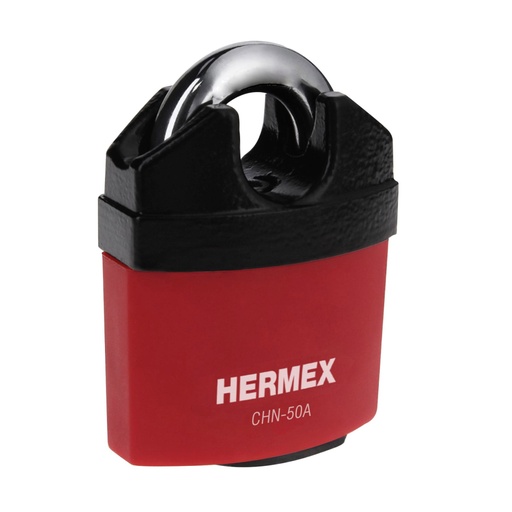 [43340] Candado de hierro 50 mm, gancho protegido, llave de disco CHN-50A