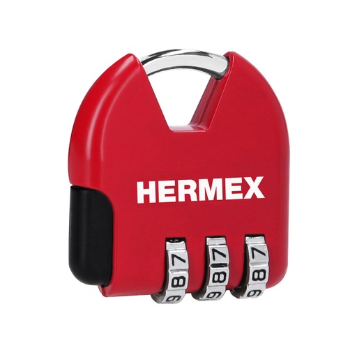 [43351] Candado maletero de combinación 36 mm, blíster, HERMEX CMA-4C