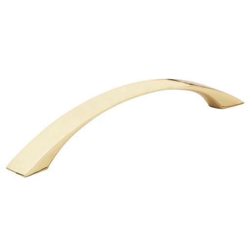 [43374] Jaladera de 128mm, línea Moderna, latón brillante, HERMEX JAL-0721