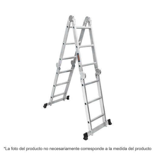 [101906] Escalera multiposición 16 peldaños, capacidad 150 kg, TRUPER ESMU-116