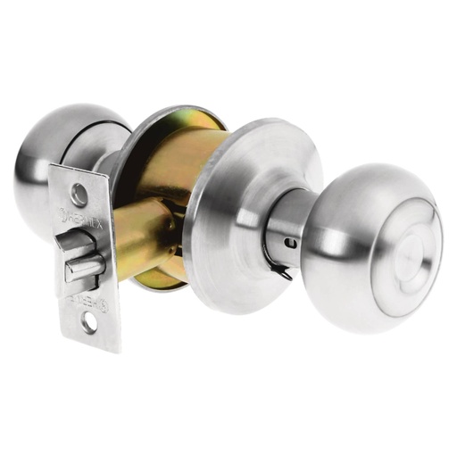 [43451] Cerradura tipo oval para entrada, cromo mate, HERMEX CEPO-32E