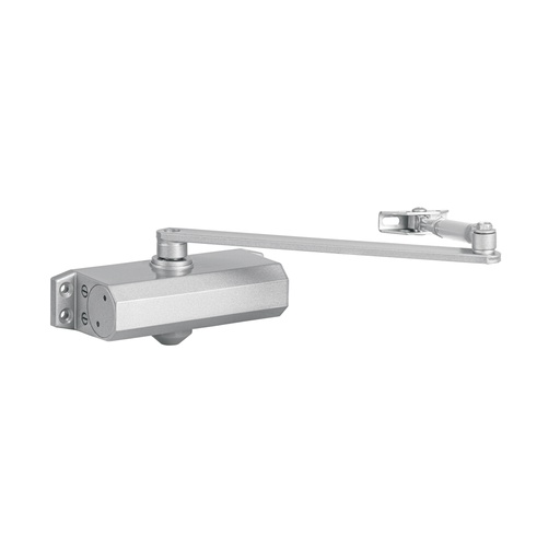 [43606] Cierrapuertas hidráulico color aluminio, HERMEX CIPU