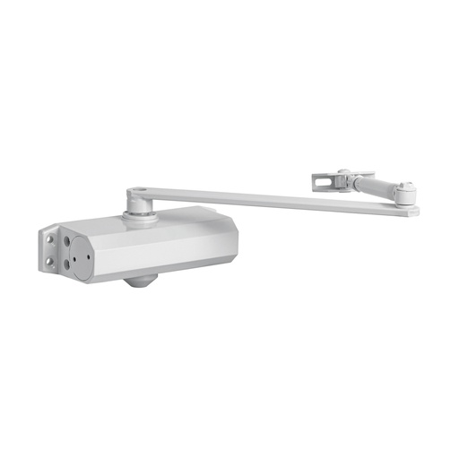 [43608] Cierrapuertas hidráulico color blanco, HERMEX CIPU-B