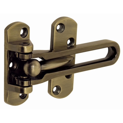 [43702] Pasador abatible para puerta, acabado latón antiguo, HERMEX PAAB-2