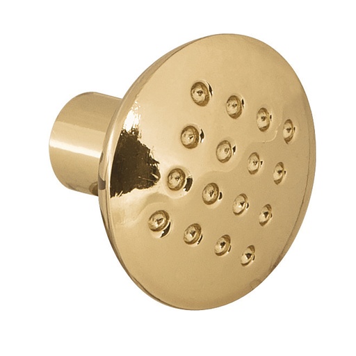 [43806] Perilla metálica estilo 'Contempo', latón brillante, HERMEX PER-012