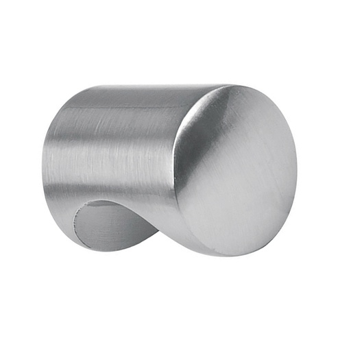 [43807] Perilla metálica estilo 'Cilindro', níquel satinado, HERMEX PER-031