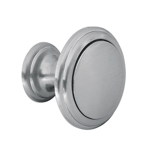 [43811] Perilla metálica estilo 'Moderno', níquel satinado, HERMEX PER-071